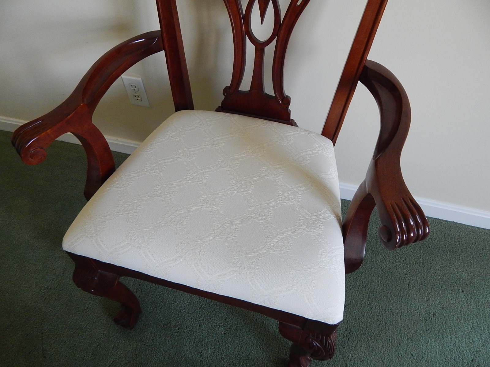 Pennsylvania House Cherry Chippendale Style Table and Chairs