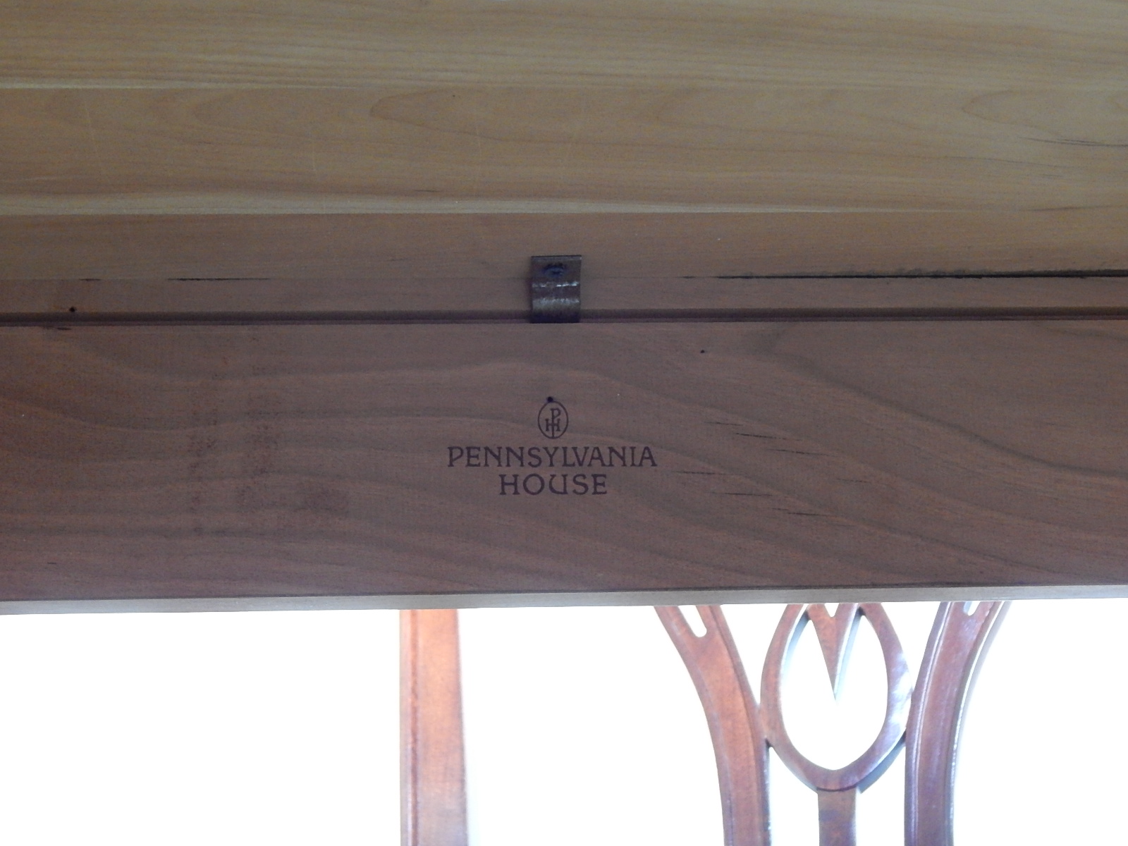 Pennsylvania House Cherry Chippendale Style Table and Chairs