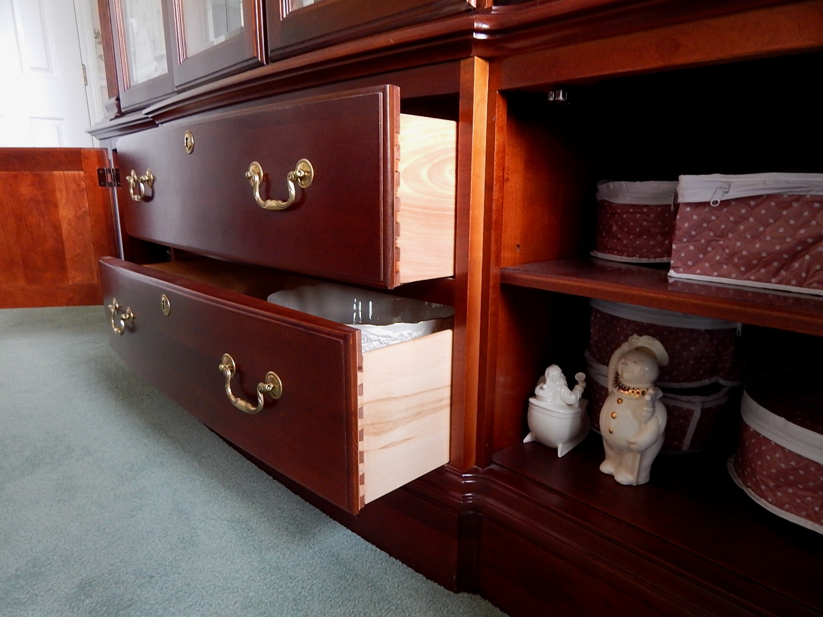 Pennsylvania House Cherry China Cabinet
