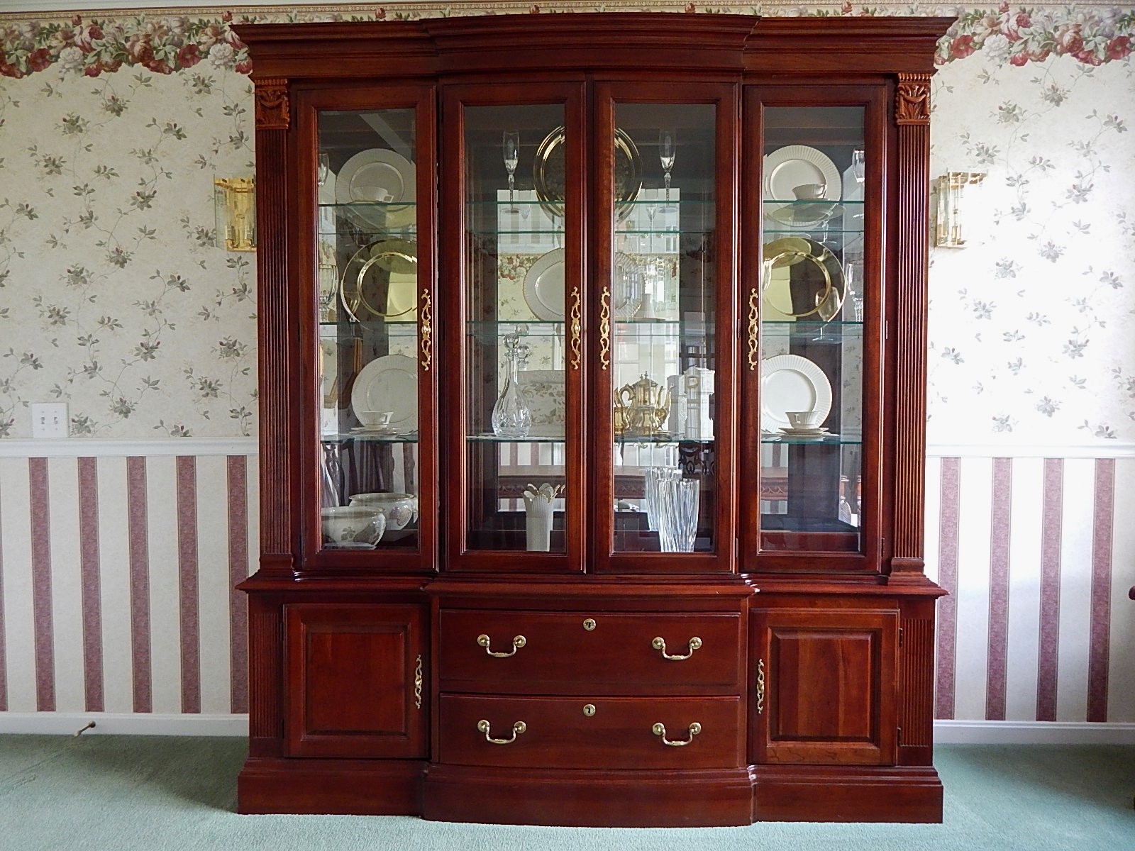 Pennsylvania House Cherry China Cabinet