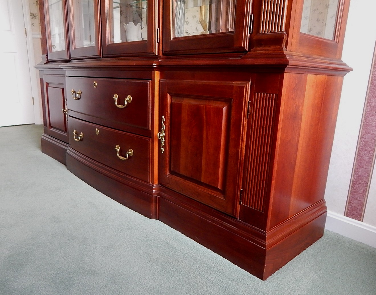 Pennsylvania House Cherry China Cabinet