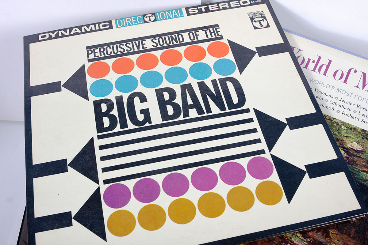 ADG Sophisticate Turntable with Vinyl Records