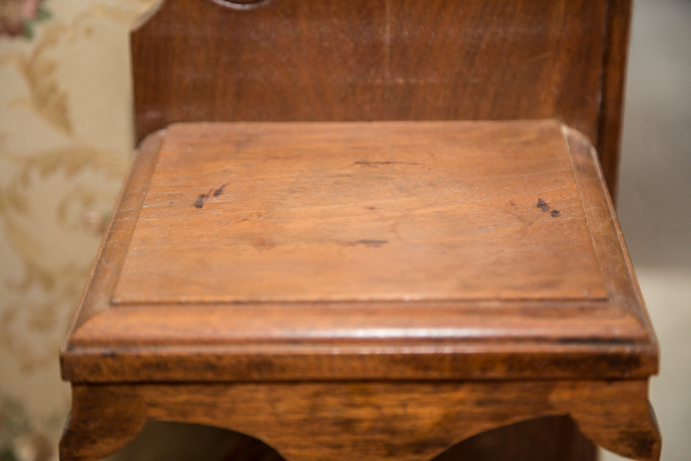 Victorian Marble Topped Walnut Dresser with Mirror