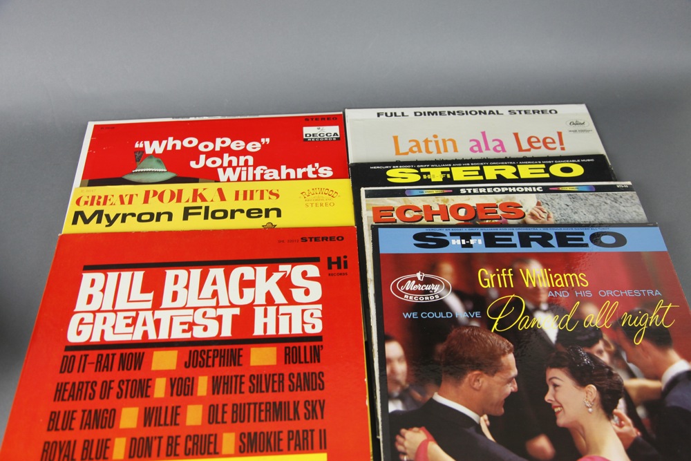 Big Band and Polka Vintage Dance LPs