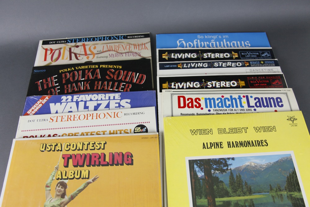 Big Band and Polka Vintage Dance LPs
