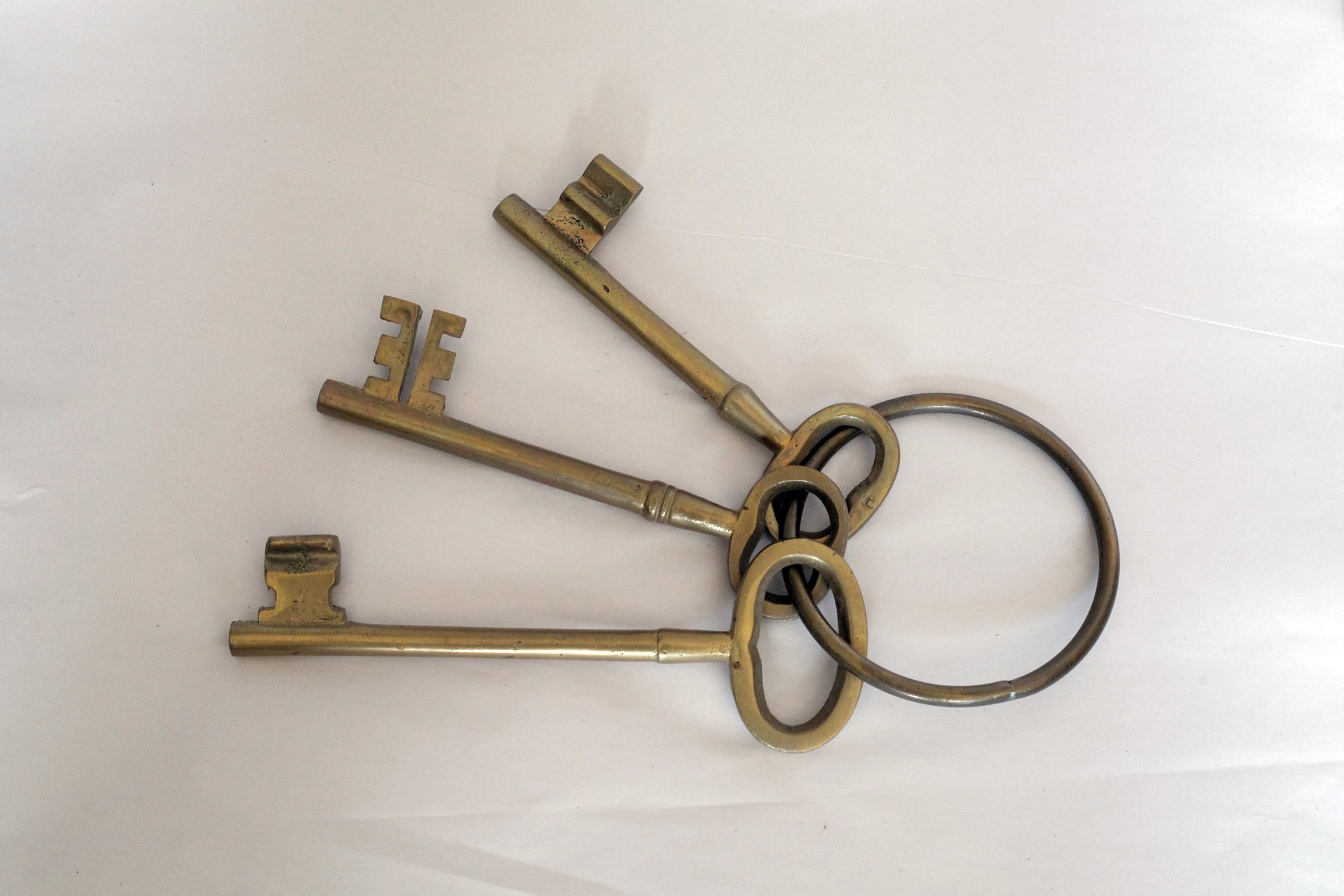 Brass Keys on Ring