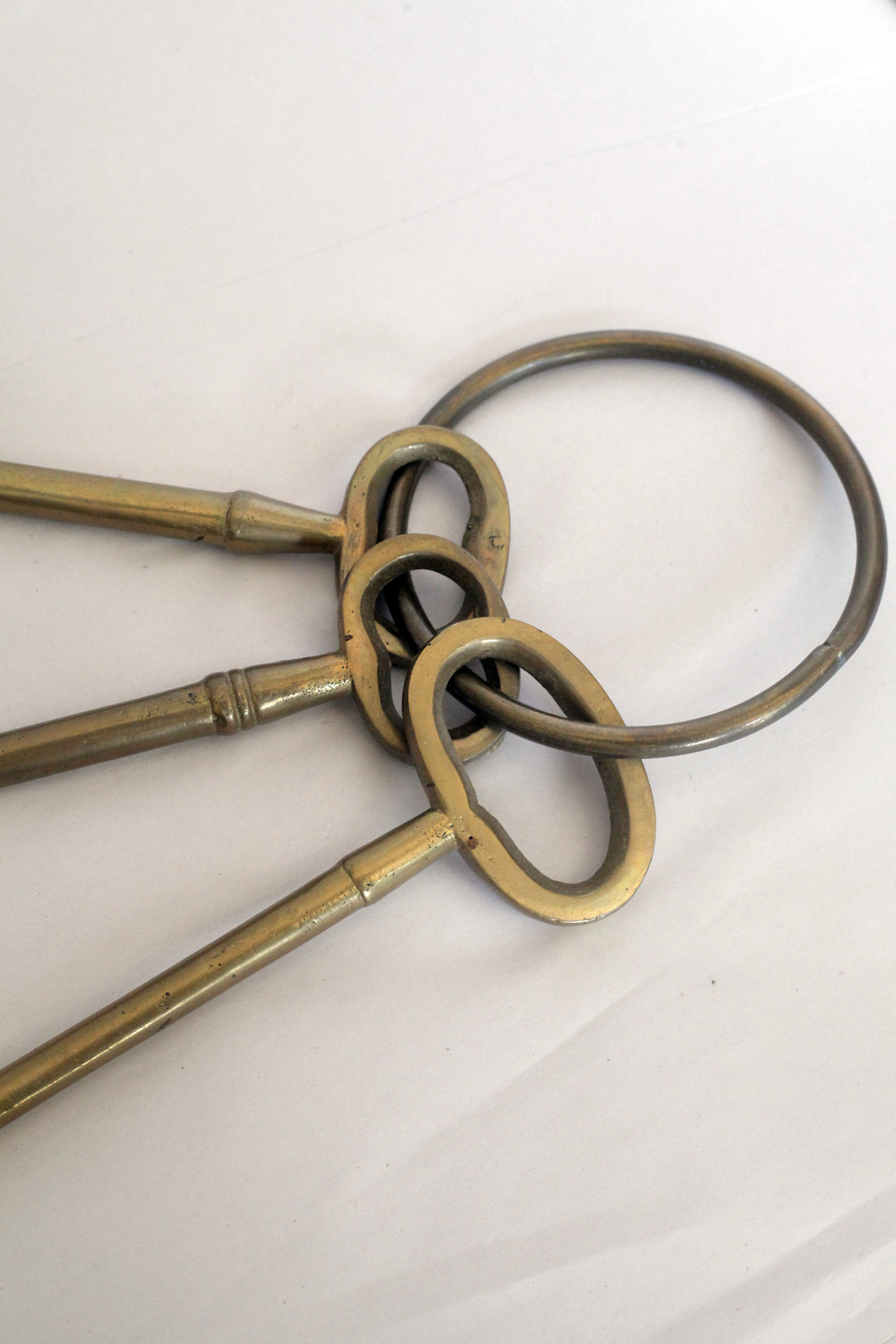 Brass Keys on Ring