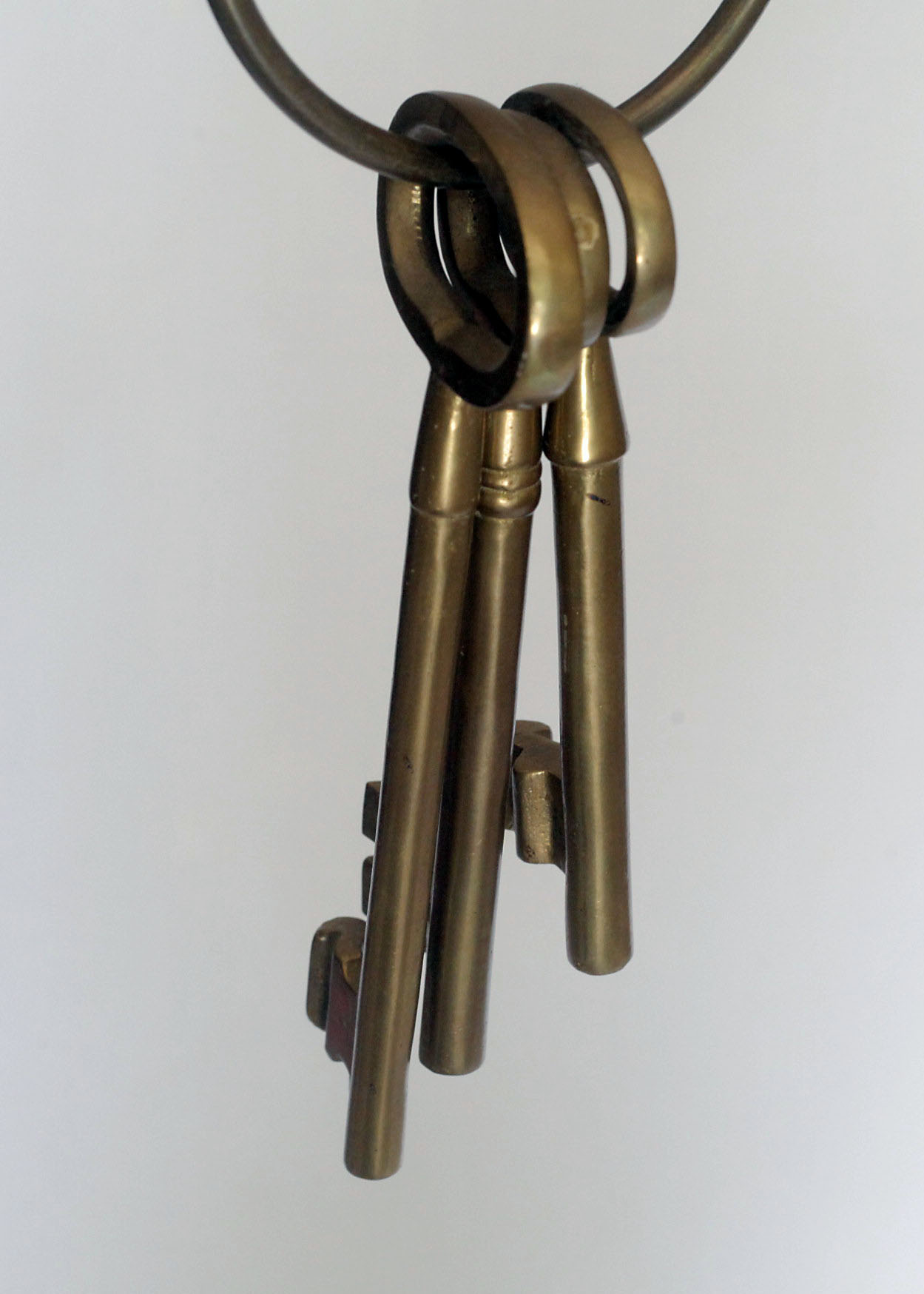Brass Keys on Ring