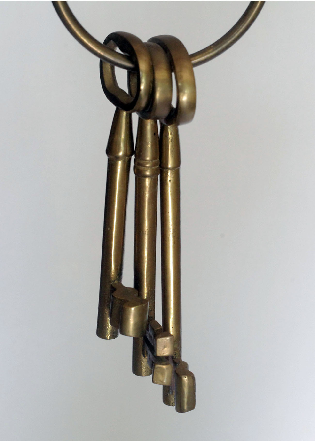 Brass Keys on Ring