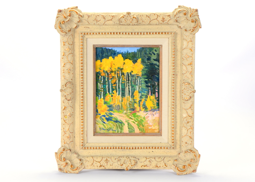 "The Twining Path" Robert Daughters Oil Painting on Canvas