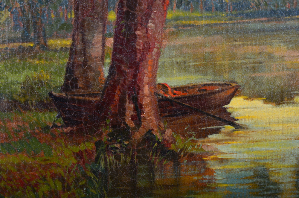 Original Walter Groniger Landscape Oil Painting