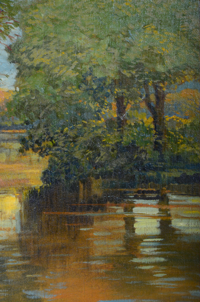 Original Walter Groniger Landscape Oil Painting