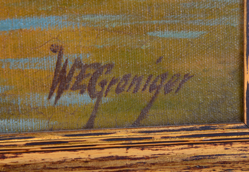 Original Walter Groniger Landscape Oil Painting