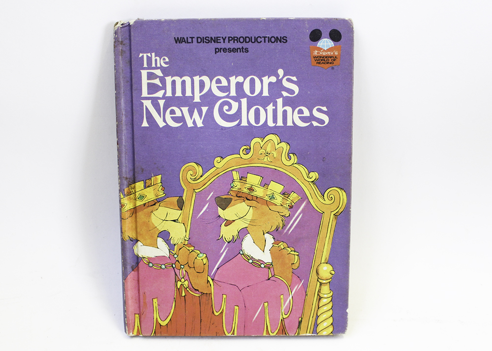 Vintage Walt Disney's "The Emperor's New Clothes" Book