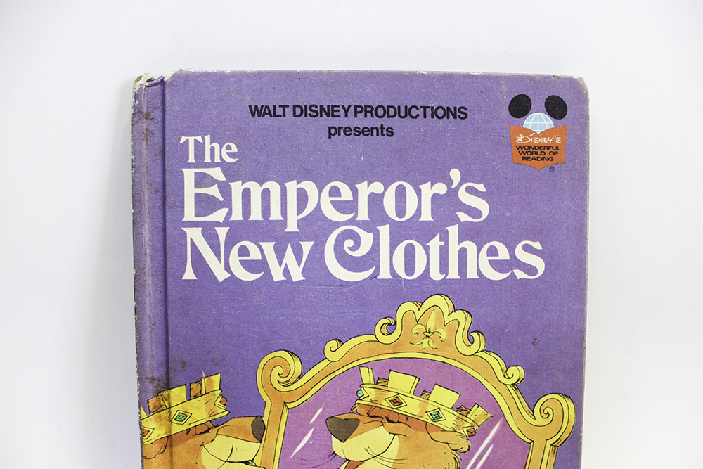 Vintage Walt Disney's "The Emperor's New Clothes" Book