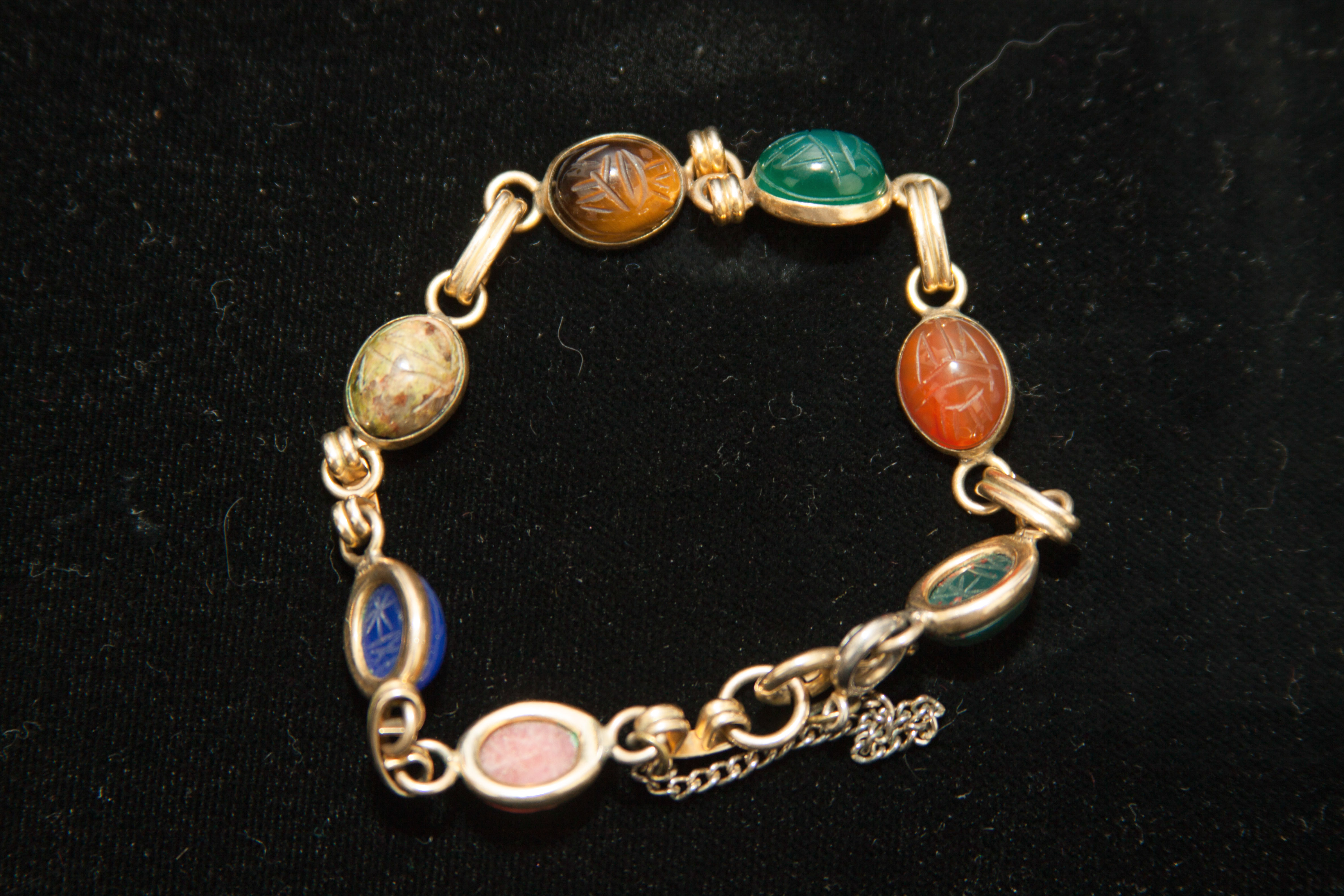 Three Scarab Style Bracelets