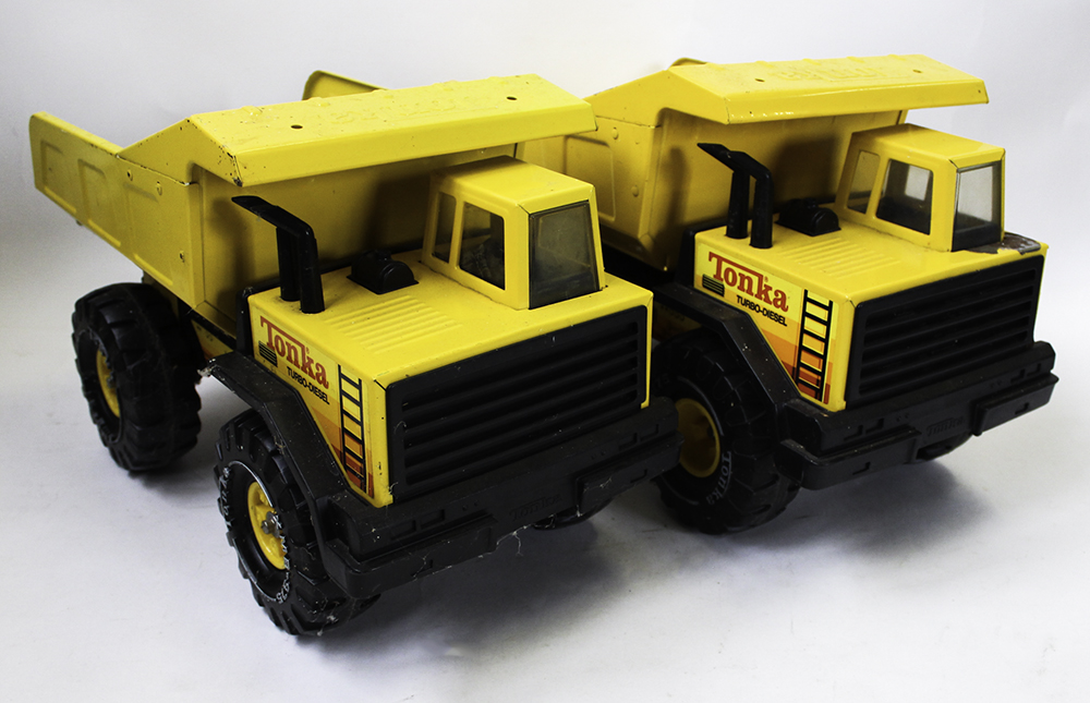 Pair of Vintage Mighty Dump Trucks
