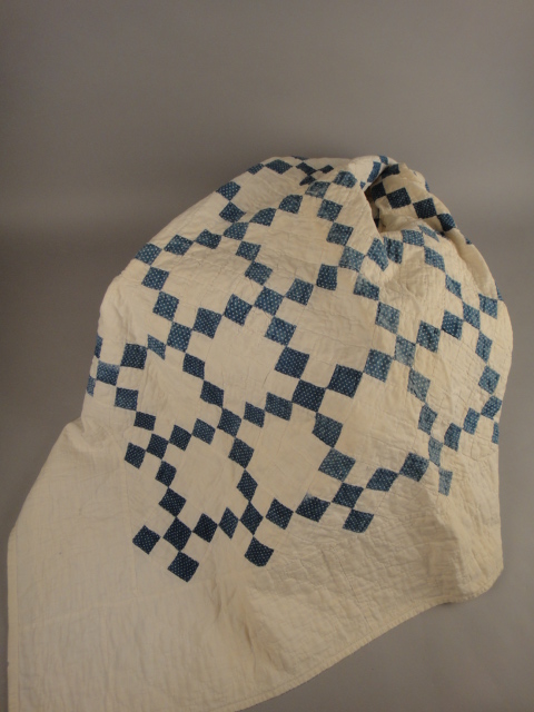 Vintage Metal Doll Trunk, Baby Dolls and Quilt