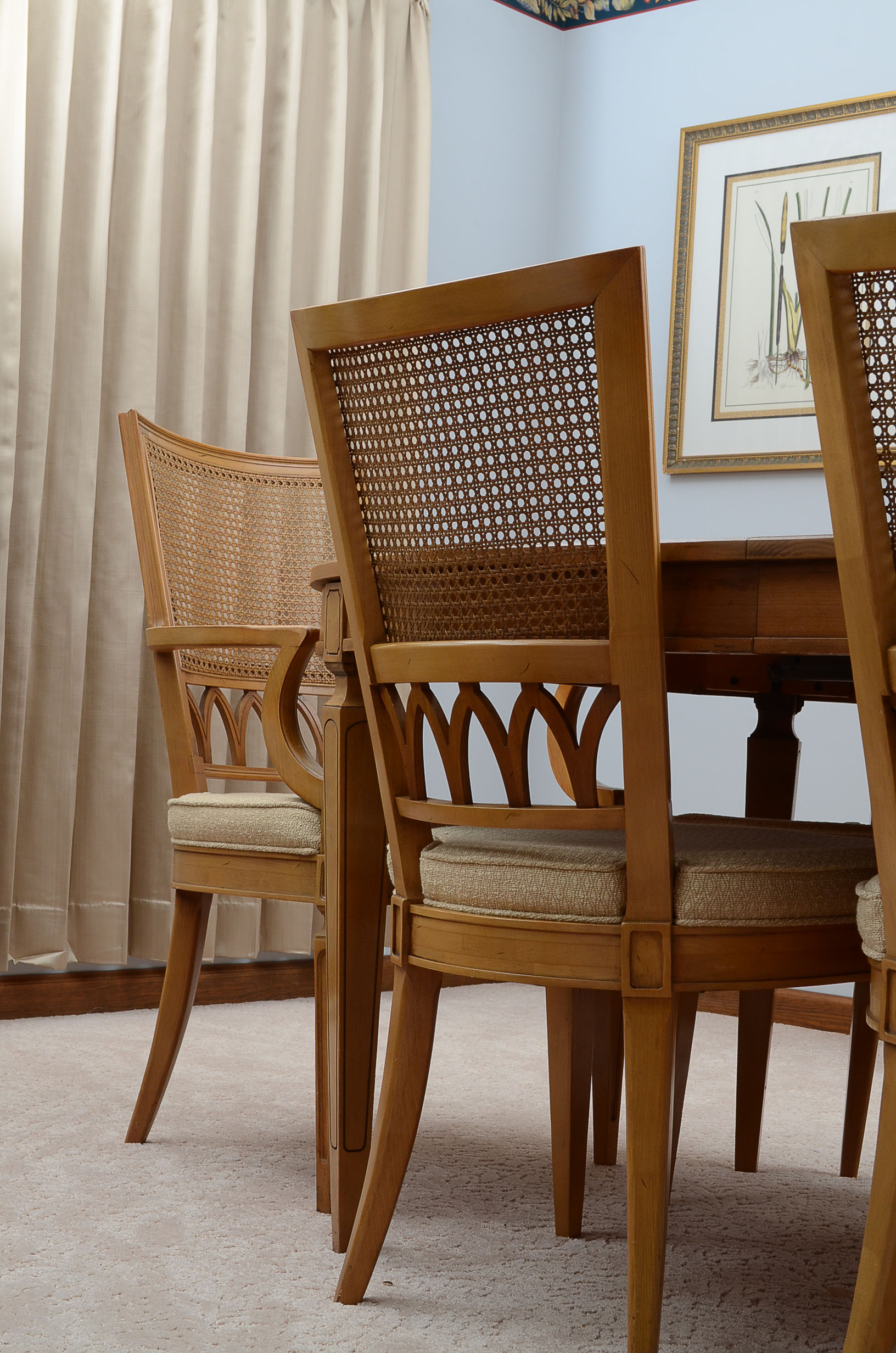 Thomasville Dining Table and Six Chairs