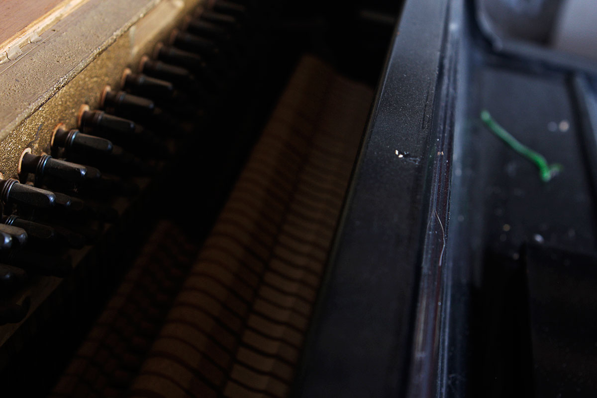 Upright Wurlitzer Piano