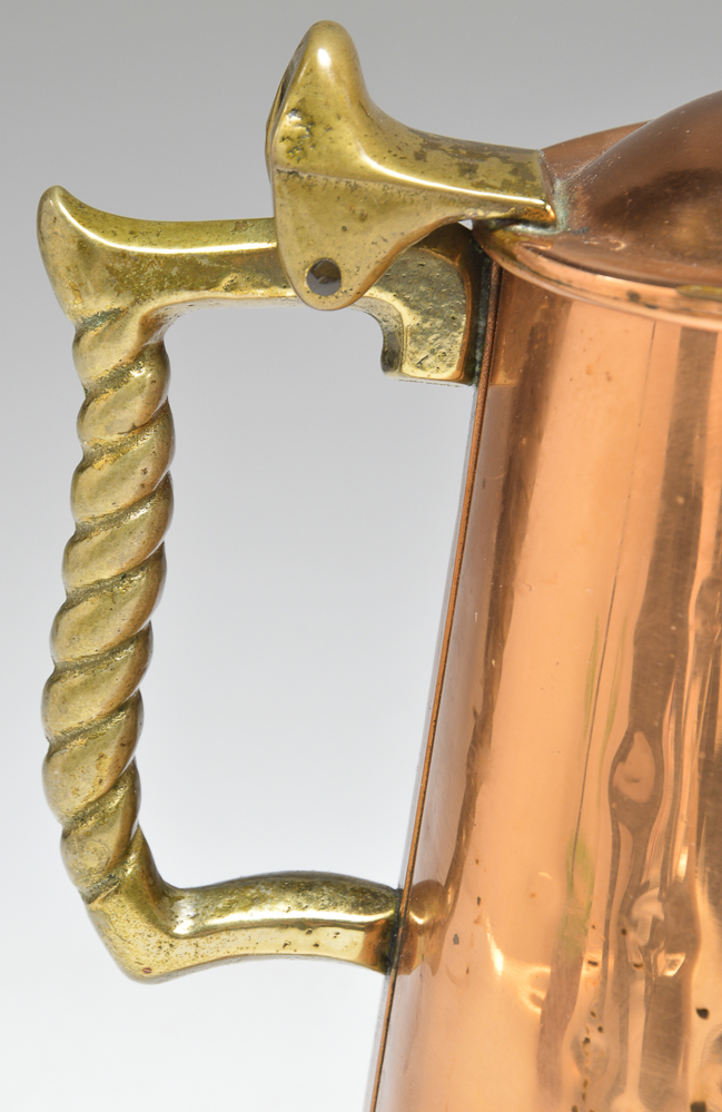 Vintage Copper Coffee Pot by Colonial Virginia