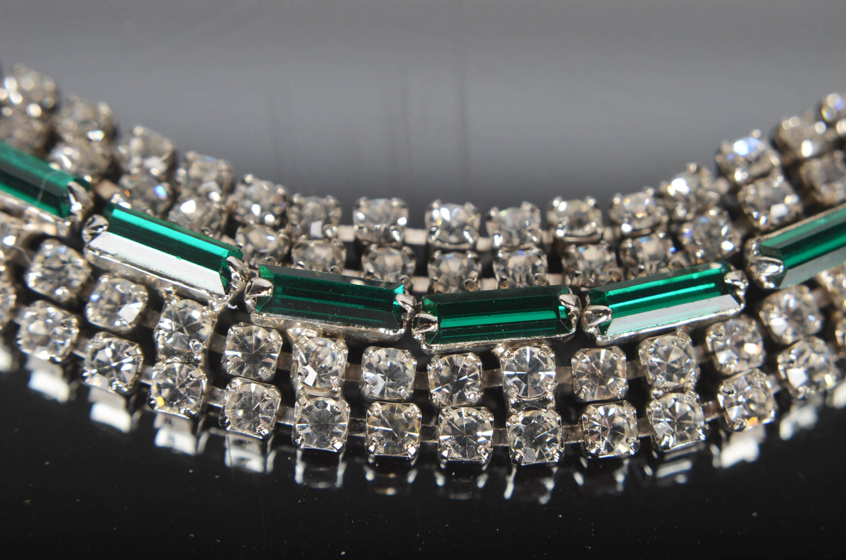 Vintage Crystal Necklace and Bracelet