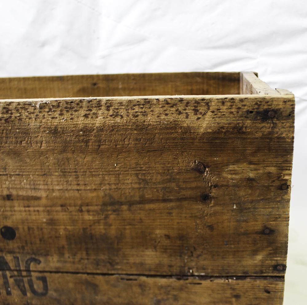 Antique W.B. Corset Wooden Crate