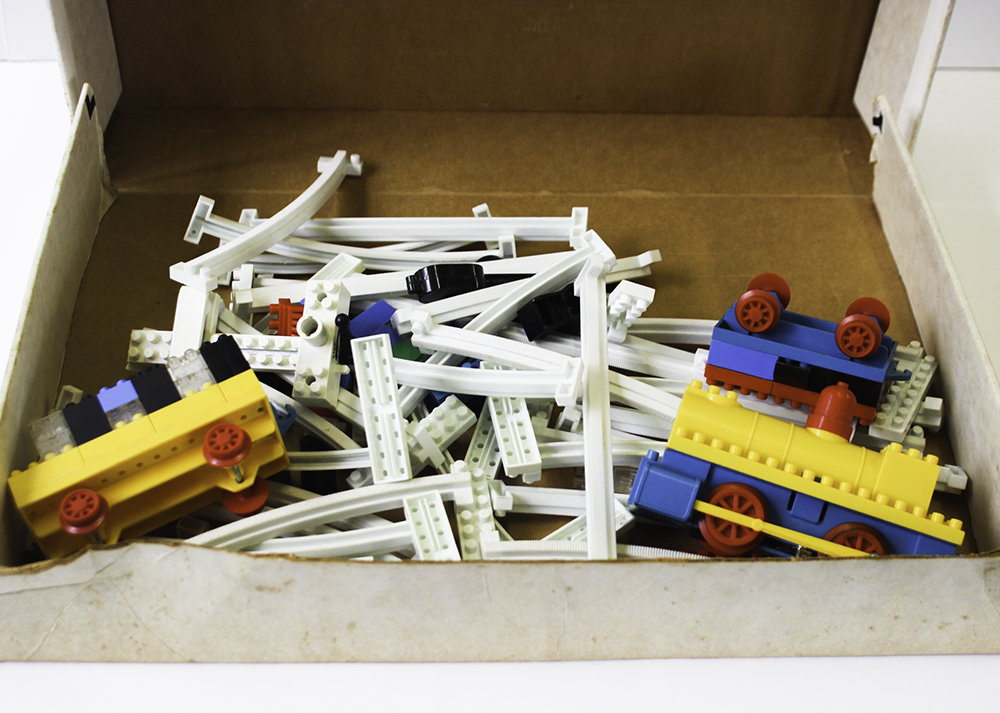 Vintage Loc Blocs Train Set and Tank Truck