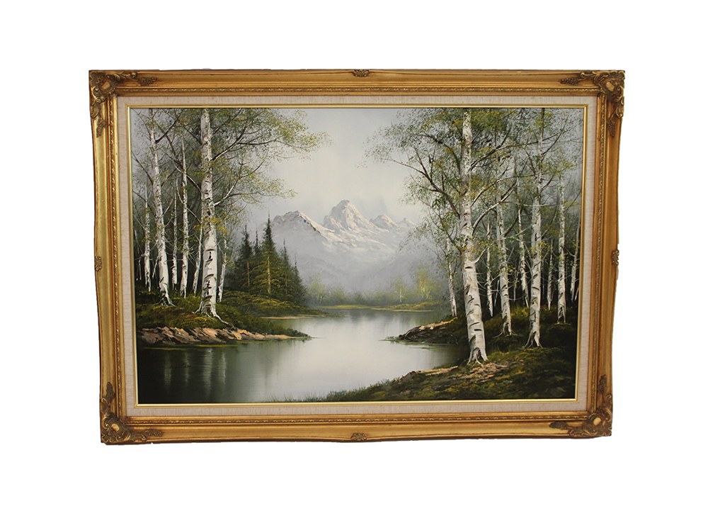 Signed Oil Painting by Wallace