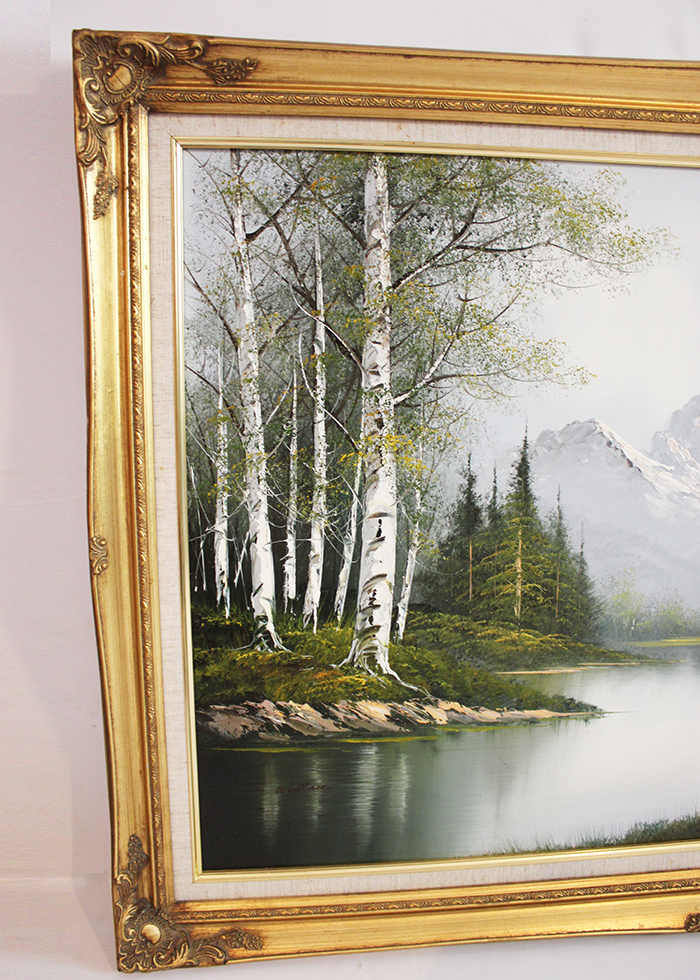 Signed Oil Painting by Wallace