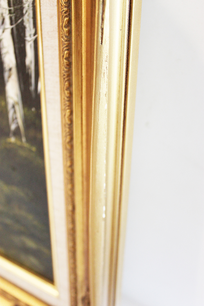 Signed Oil Painting by Wallace