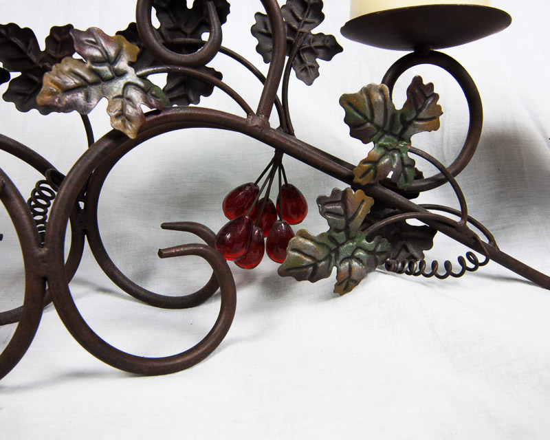 Wrought Iron Candle Centerpiece