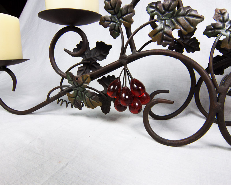 Wrought Iron Candle Centerpiece