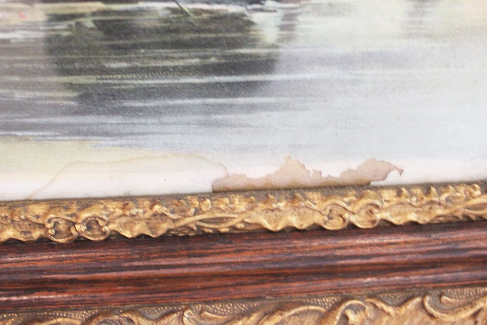 "In Old Virginia" Jos Hoover & Sons Antique Chromolithograph