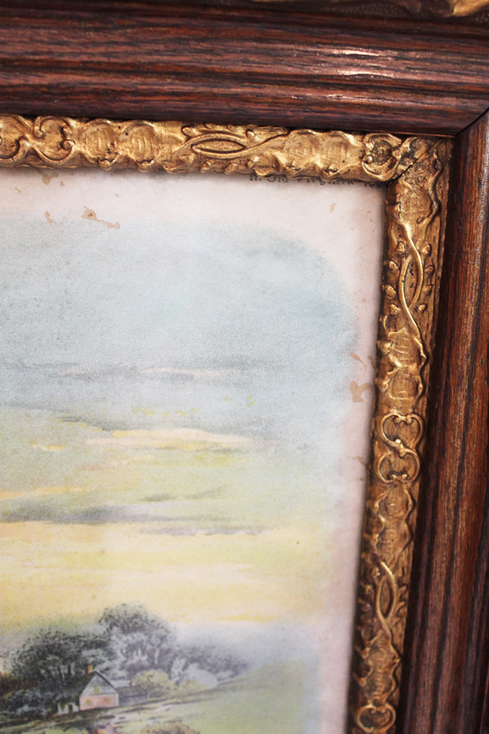 "In Old Virginia" Jos Hoover & Sons Antique Chromolithograph