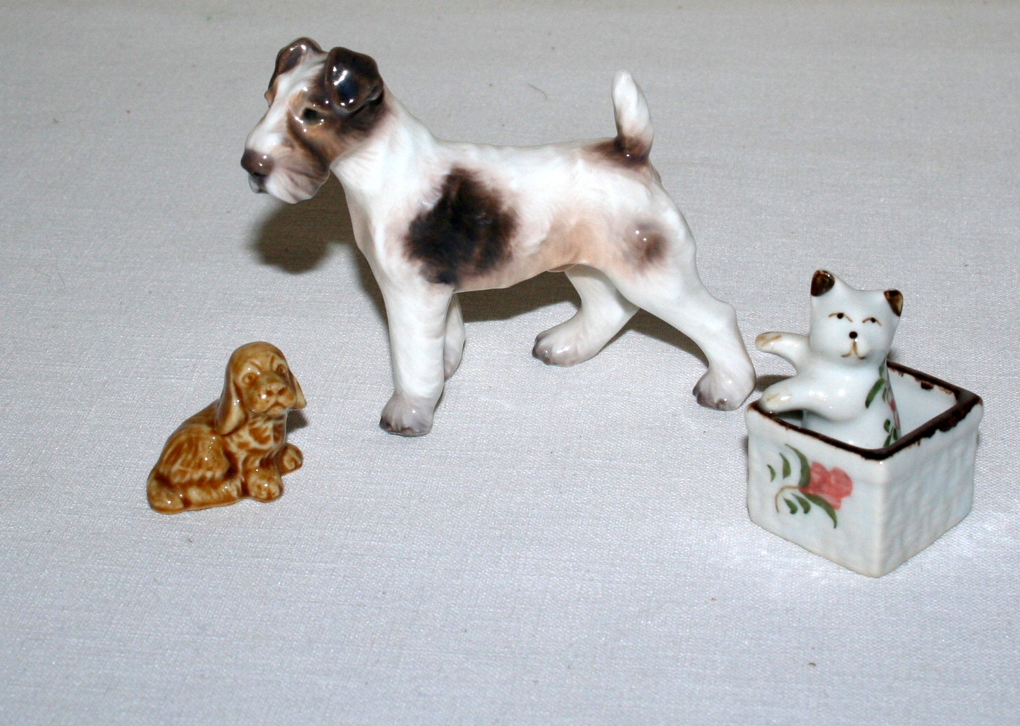 Dahl Jensen Copenhagen Wirehair Terrier Figurine and More