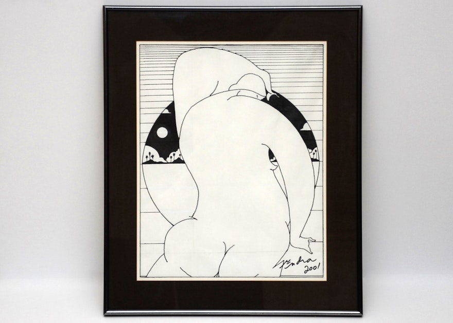 Jorge Sendra Signed Nude Artwork Print