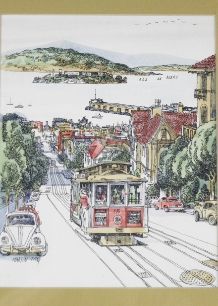 Martin Tang San Fransisco Watercolor