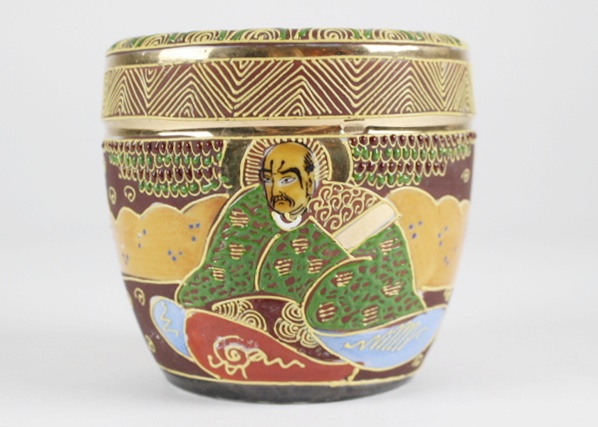 Asian Vase, Brass Bookmark and Art