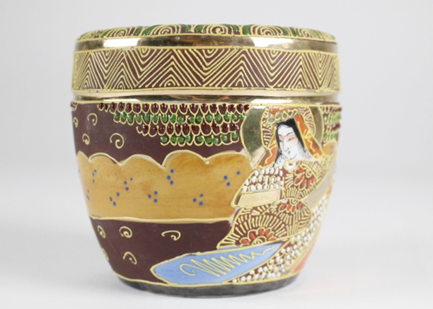 Asian Vase, Brass Bookmark and Art