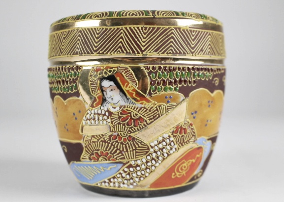 Asian Vase, Brass Bookmark and Art