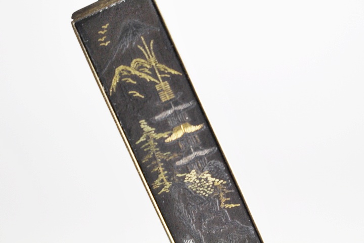 Asian Vase, Brass Bookmark and Art