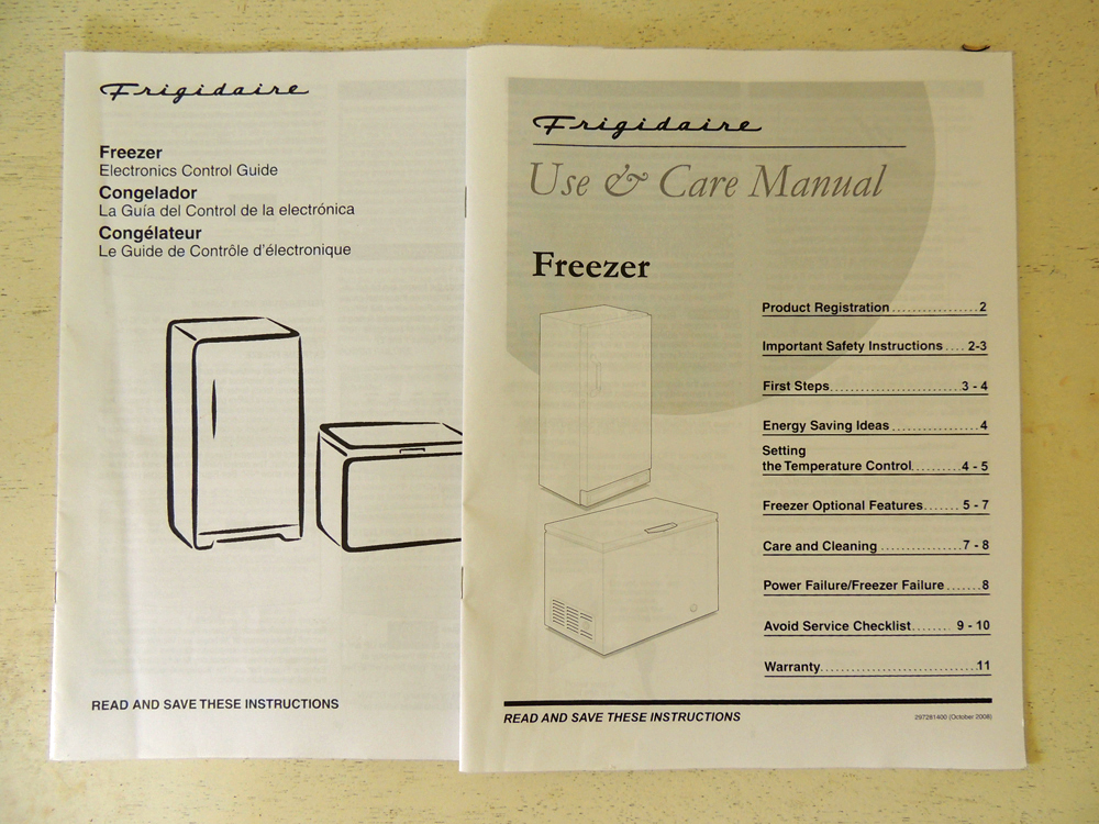Frigidaire Gallery Upright Freezer