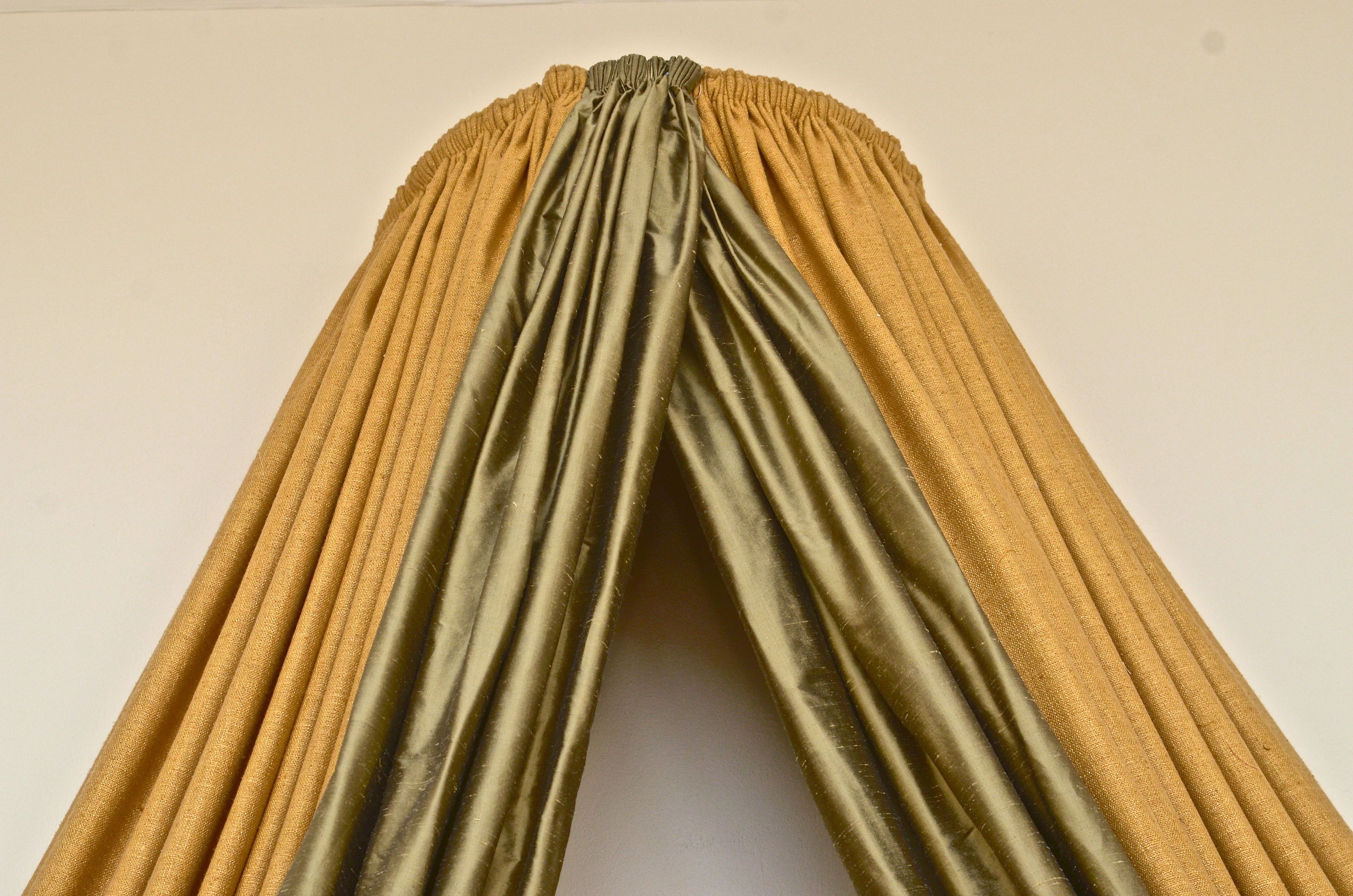 A Wall Mounted Bed Canopy