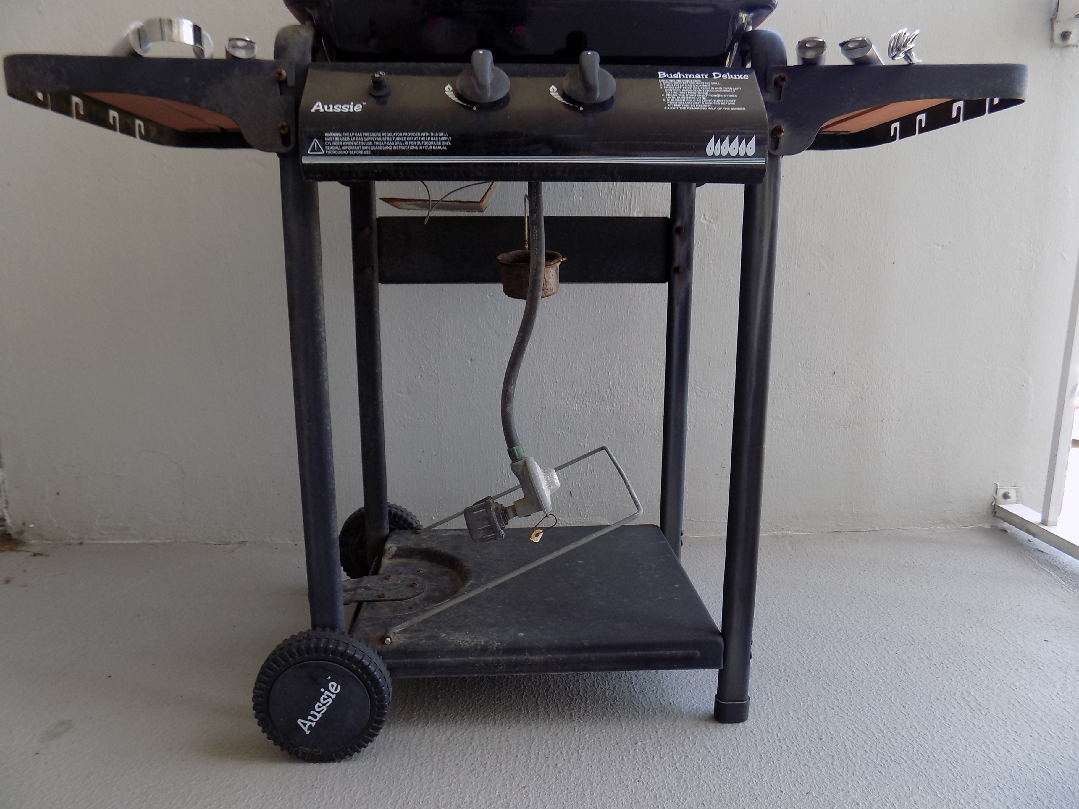 Aussie Bushman Gas Barbeque Grill and Tools