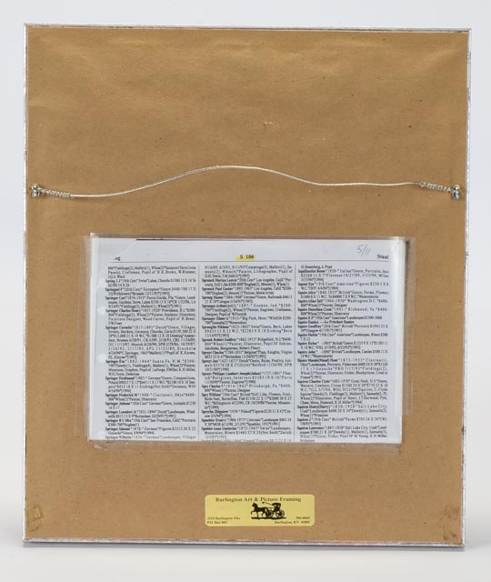 Donald Gordon Squier Original Conte Portrait