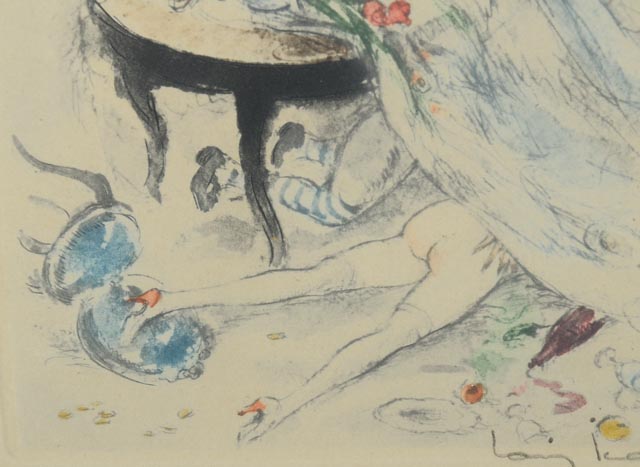 Louis Icart Erotic Etching