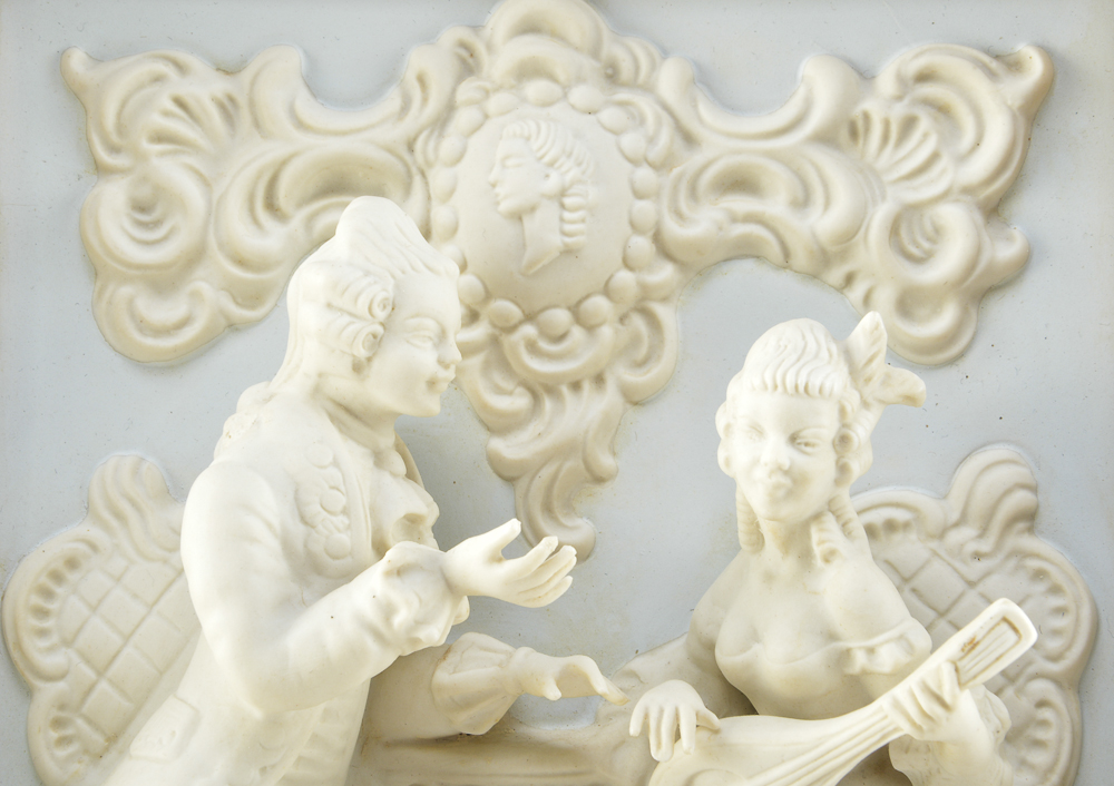 Pair of Alt Meissen Porcelain Wall Plaques