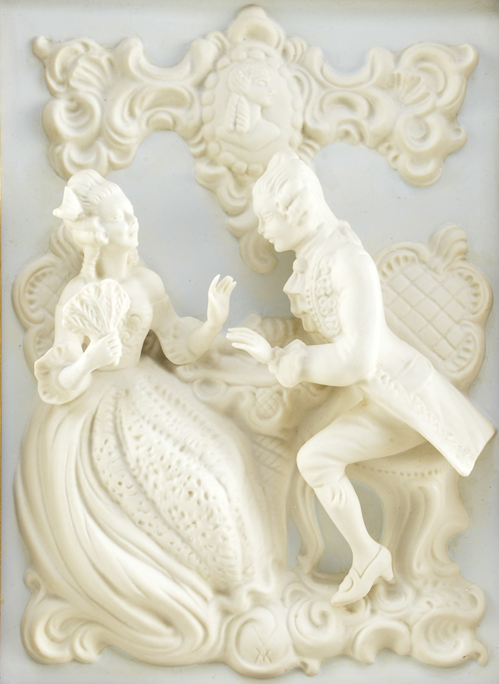 Pair of Alt Meissen Porcelain Wall Plaques