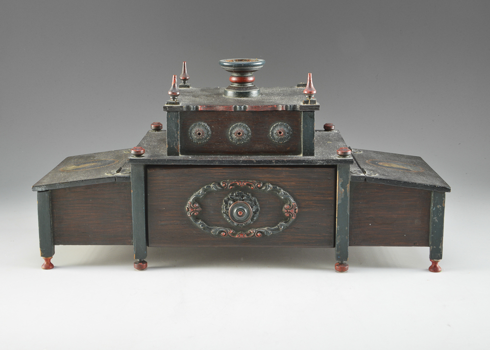 Vintage Hand-Painted Sewing Box